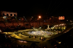 Dans les Arènes de Vérone lors de la cérémonie de clôture des Jeux de Milan Cortina le 22 février 2026 - © AFP/Archives - PIERO CRUCIATTI