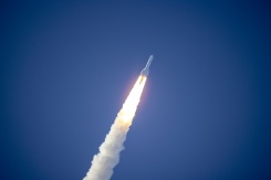 Une fusée ARiane 6 lancée depuis Kourou, en Guyane française, le 27 août 2026 - © AFP/Archives - RONAN LIETAR