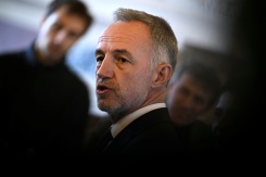 Le maire de Paris Emmanuel Grégoire, le 29 mars 2026, à Paris - © AFP - JULIEN DE ROSA