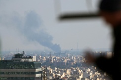 De la fumée s'élève depuis le site d'une frappe sur Téhéran, le 1er avril 2026 - © AFP - -