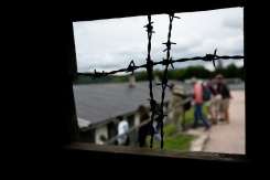 Une vue de l'intérieur du camp de concentration Natzweiler-Struthof à Natzwiller, dans le Bas-Rhin, le 4 juin 2026 - © AFP - SEBASTIEN BOZON
