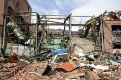 Un bâtiment de l'université Shahid Beheshti détruit après une frappe, le 4 avril 2026 à Téhéran  - © AFP - -