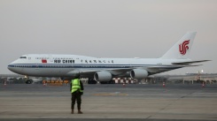 L'avion du président chinois Xi Jinping arrive sur l'aéroport international du Caire, le 1er septembre 2026 - © POOL/AFP - Mohamed Abd El Ghany L'avion du président chinois Xi Jinping arrive sur l'aéroport international du Caire, le 1er septembre 2026 - © POOL/AFP - Mohamed Abd El Ghany