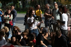 Des étudiants manifestent à Nantes, le 2 octobre 2026 - © AFP - Sebastien Salom-Gomis