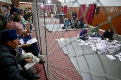 Le dépouillement des votes à Katmandou le 5 mars 2026 - © AFP - Prabin Ranabhat