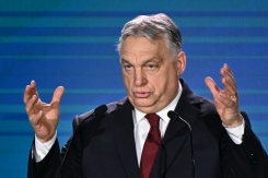 Le Premier ministre ukrainien Viktor Orban le 5 mars 2026 à Budapest en Hongrie - © AFP - Attila KISBENEDEK