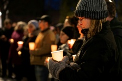 Veillée pour les victimes à Tumbler Ridge, Canada, le 11 février 2026 - © AFP - Paige Taylor White