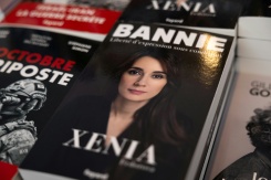 Le livre de Xenia Fedorova, "Bannie", le 12 avril 2025, à Paris - © AFP/Archives - Xavier GALIANA