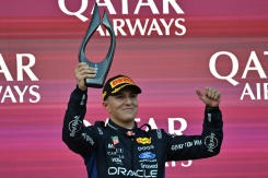 Le Français Isack Hadjar de Red Bull 3e du GP d'Azerbaïdjan le 26 septembre 2026 à Bakou - © AFP - Andrej ISAKOVIC Le Français Isack Hadjar de Red Bull 3e du GP d'Azerbaïdjan le 26 septembre 2026 à Bakou - © AFP - Andrej ISAKOVIC
