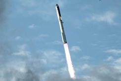 La mégafusée Starship de SpaceX décolle de Starbase, au Texas, le 28 septembre 2026 - © AFP - RONALDO SCHEMIDT La mégafusée Starship de SpaceX décolle de Starbase, au Texas, le 28 septembre 2026 - © AFP - RONALDO SCHEMIDT